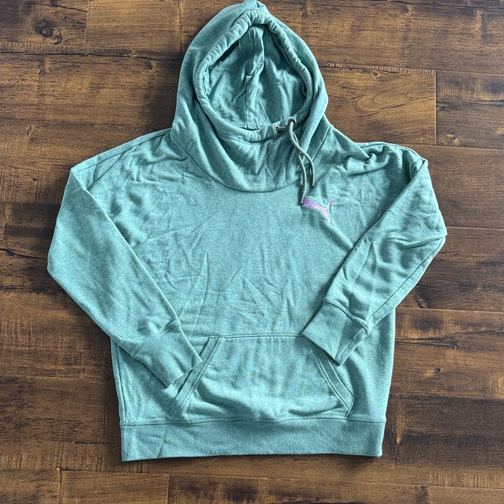Puma Women's Teal Hoodie